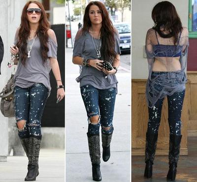 Miley Cyrus Fashion Tumblr on Look Da Miley Cyrus O Que Voces Acharam